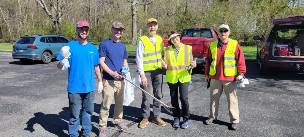 Adopt-a-Highway volunteers